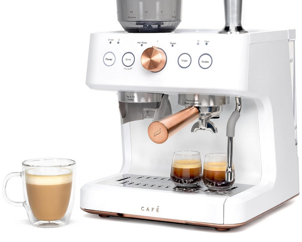 Café Bellissimo Espresso Machine + Milk Frother